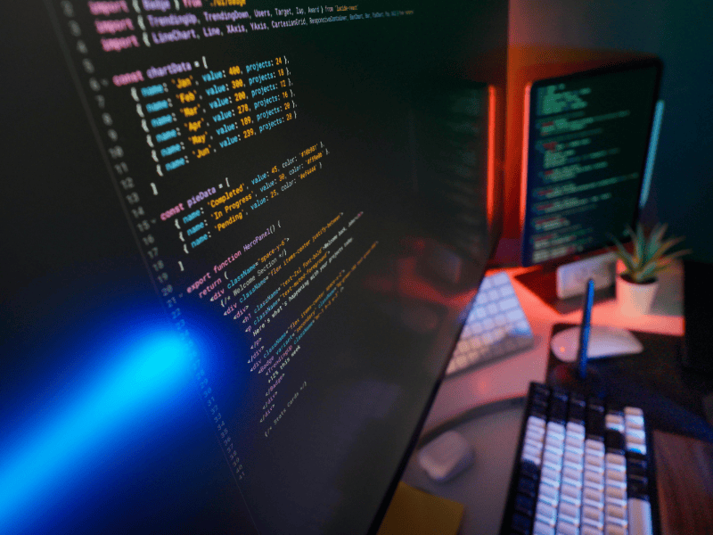 Professional small business website on laptop and mobile